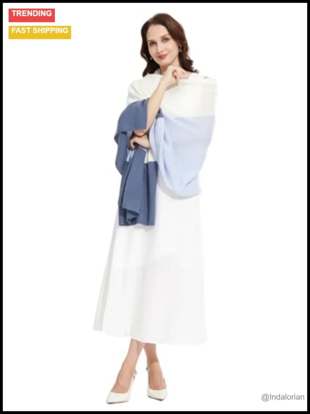 Luxury Cashmere Blend Wrap Pashmina Shawl Women All-Season